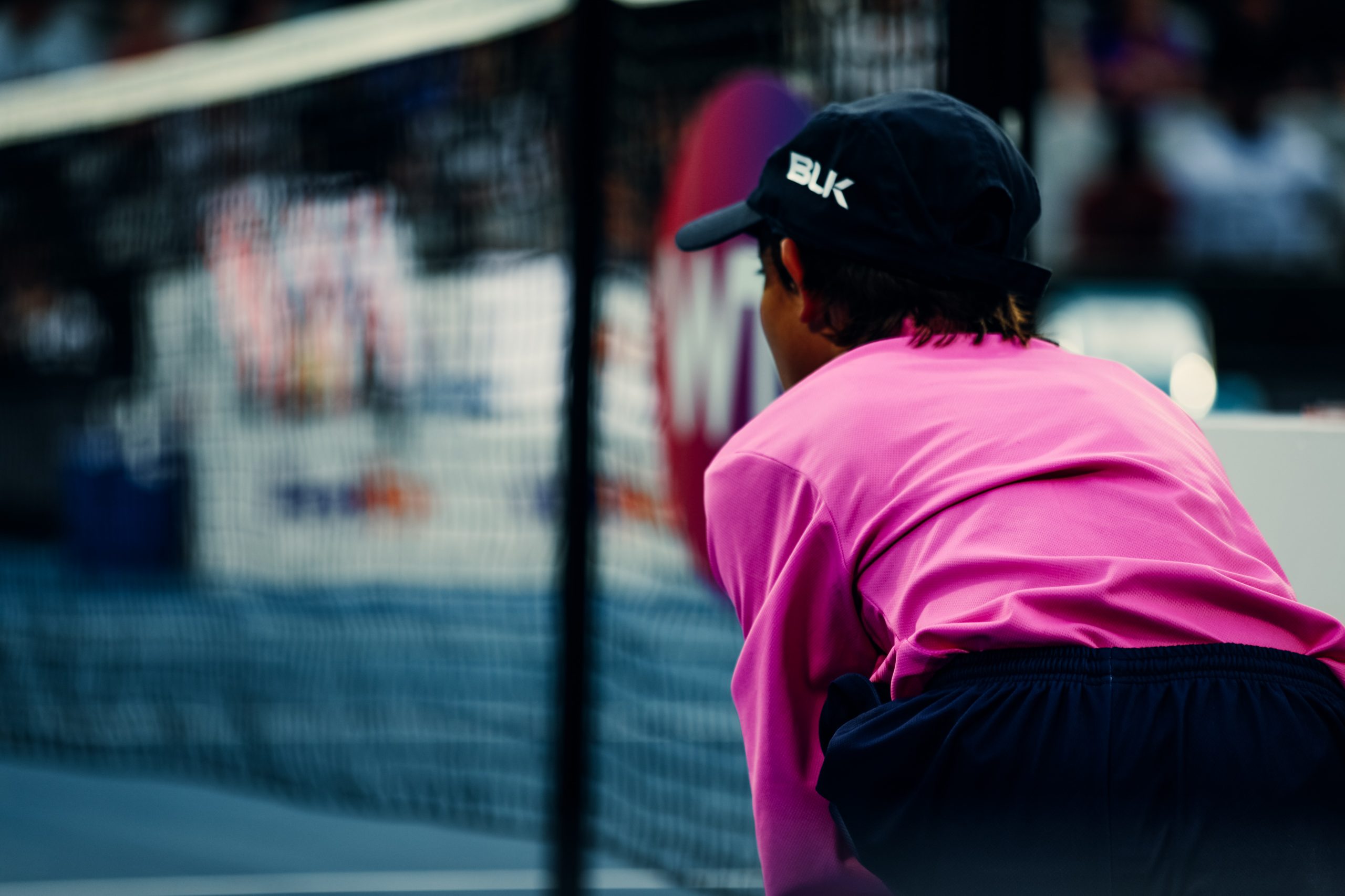 Ballkid on Ken Rosewell Arena at Sydney International Tennis 2018