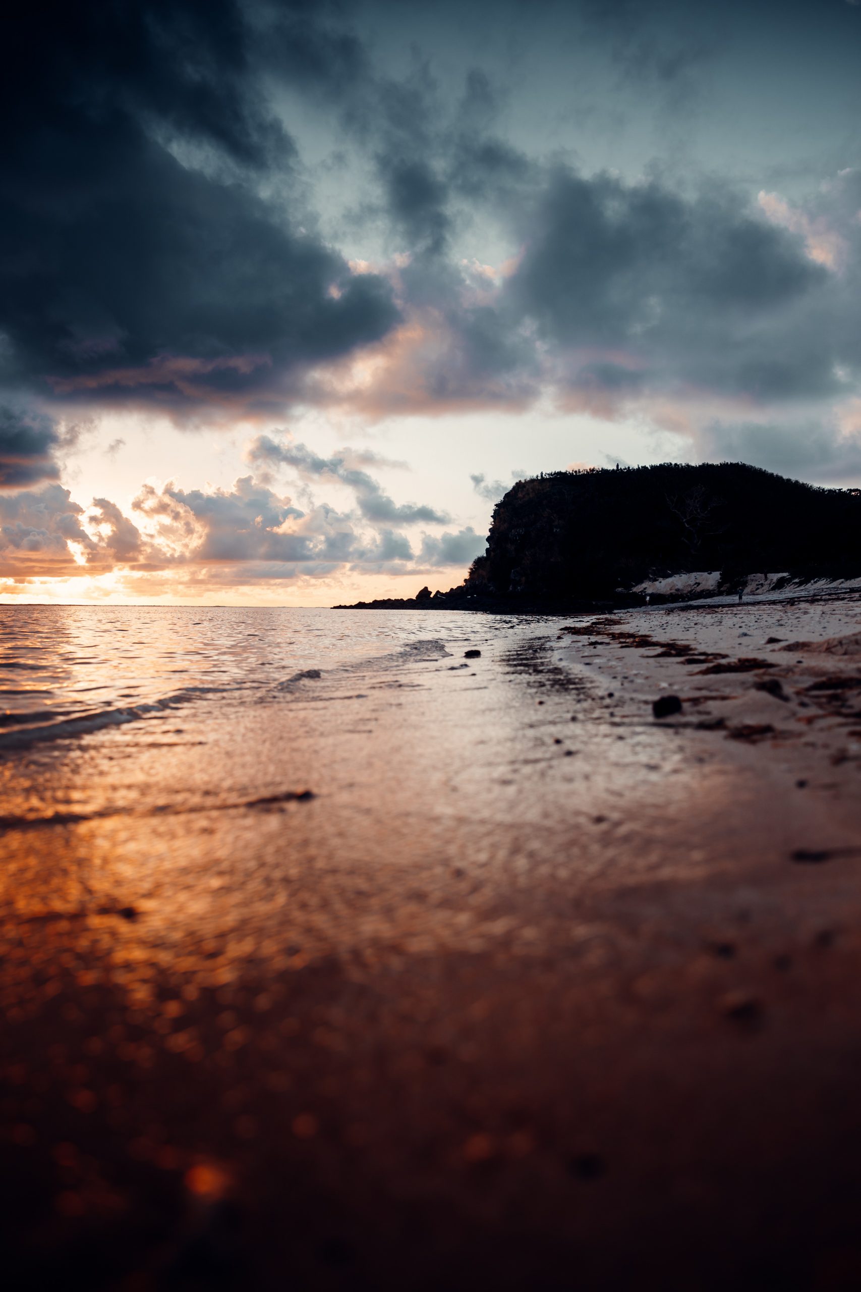 fiji-island-sunset-20180717-4K-Canon4791 sunset over reef while on an island getaway in fiji