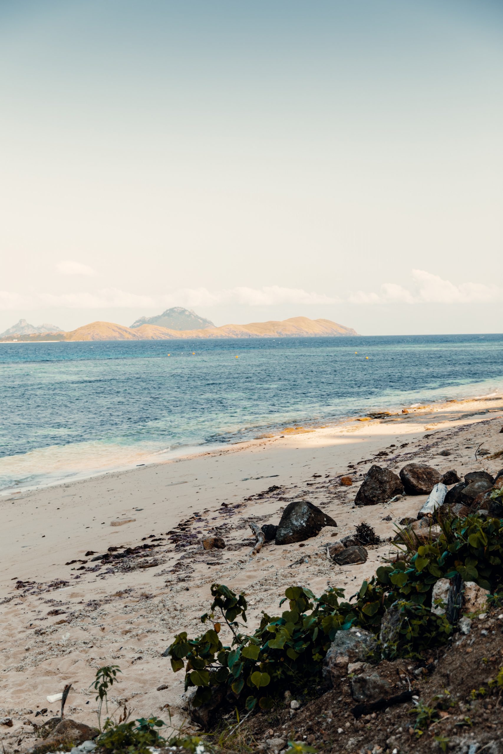 fiji-islands-private-beach-20180720-4K-Canon4860 private island beach overlooking islands in fiji