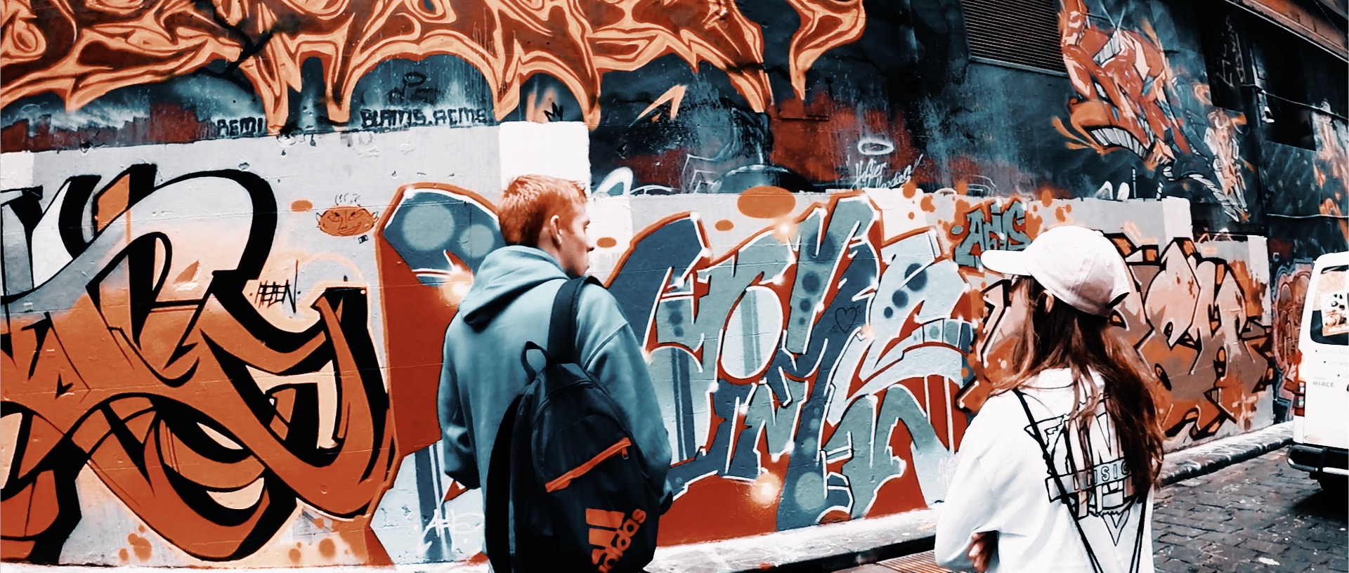 hozier lane graffiti art in Melbourne Australia, shot on GoPro hero black